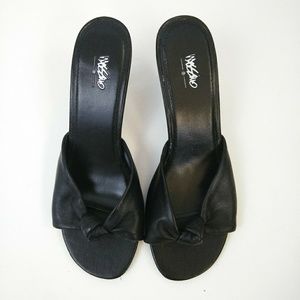 BOGO SALE Mossimo Black Bow Knot Sandal Heels